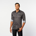 Button-Up Shirt // Grey Check (L)