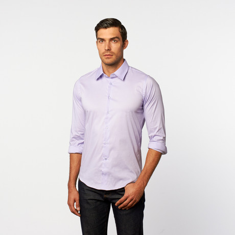 Button-Up Shirt // Lilac (XS)