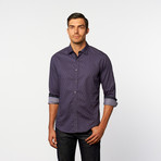 Button-Up Shirt // Blue Dot (S)