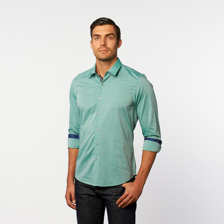 Button-Up Shirt // Green (XS)