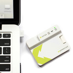 XS Powercard // White (Apple Lightning // 8GB)