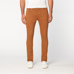 Skinny Fit Denim // Tobacco (28WX32L)