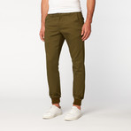Sunset Jogger // Olive Twill (28WX32L)