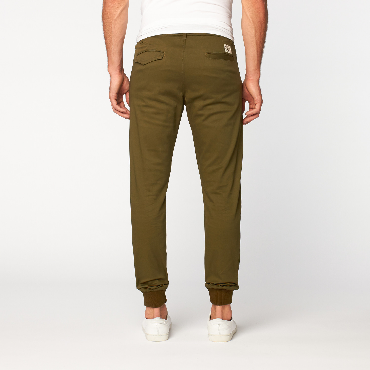 Sunset Jogger // Olive Twill (28WX32L) - Rustic Dime - Touch of Modern