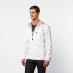 Taffeta Hooded Jacket // White (M)