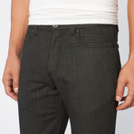 Flex Regular Fit Stretch 5-Pocket Pant // Charcoal (36WX34L)