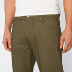 Matt Classic Fit Stretch 5-Pocket Jean // Army (32WX33L)