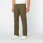 Matt Classic Fit Stretch 5-Pocket Jean // Army (38WX34L)