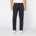 Regular Fit Stretch 5-Pocket Pant // Navy Stripe (31WX33L)