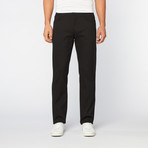 Regular Fit Stretch 5-Pocket Pant // Black Stripe (36WX34L)