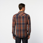 Classic Fit Button-Up // Steel Plaid (XL)