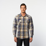 Classic Fit Button-Up // Ombre Plaid (L)