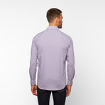 Shepherd’S Check Button-Down Shirt // Purple (M)