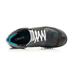 Core Sneaker // Charcoal + Silver + Cyan (US: 9.5)