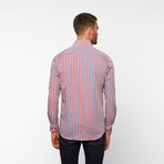 Dolce Guava // Button-Up Shirt // Red, White + Blue (M)