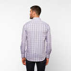 Glen Plaid Button-Down Shirt // Purple (M)