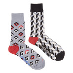 Black Diamonds Socks // Pack of 2