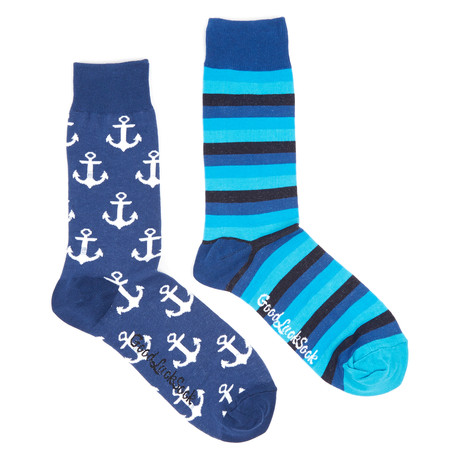 Anchor's Away Socks // Pack of 2