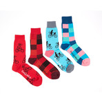 Funhouse Socks // Pack of 4