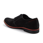 Suede Contrast Sole Derby // Black + Red (Euro: 40)