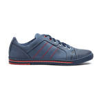 Cap-Toe Striped Sneaker // Navy + Red (Euro: 44)