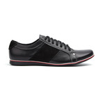 Suede + Leather Sneaker // Black (Euro: 41)