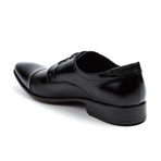 Cap-Toe Embossed Derby // Black (Euro: 40)