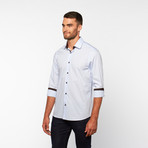 Solid Button-Up Shirt // Light Blue (S)