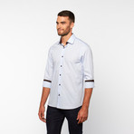 Solid Button-Up Shirt // Light Blue (M)