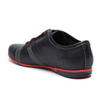 Contrast Sneaker // Black + Red (Euro: 44)