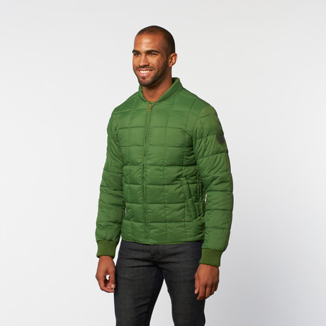 Quilted Jacket // Grass Green (S)
