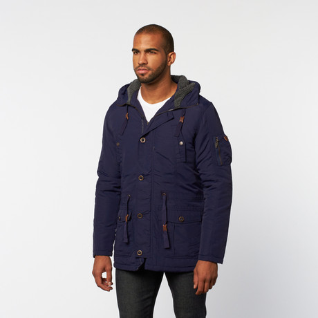 Timeout // Parka Jacket // Navy (S)