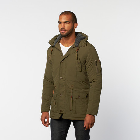 Timeout // Parka Jacket // Olive (S)