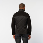 Timeout // Quilted Parka Jacket // Black (S)