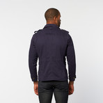 Double Breasted Jacket // Navy (L)