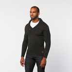 Timeout // Shawl Collar Pullover Sweater // Anthracite (XL)