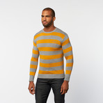 Santa Cruz Pullover Sweater // Grey Melange Stripe (M)