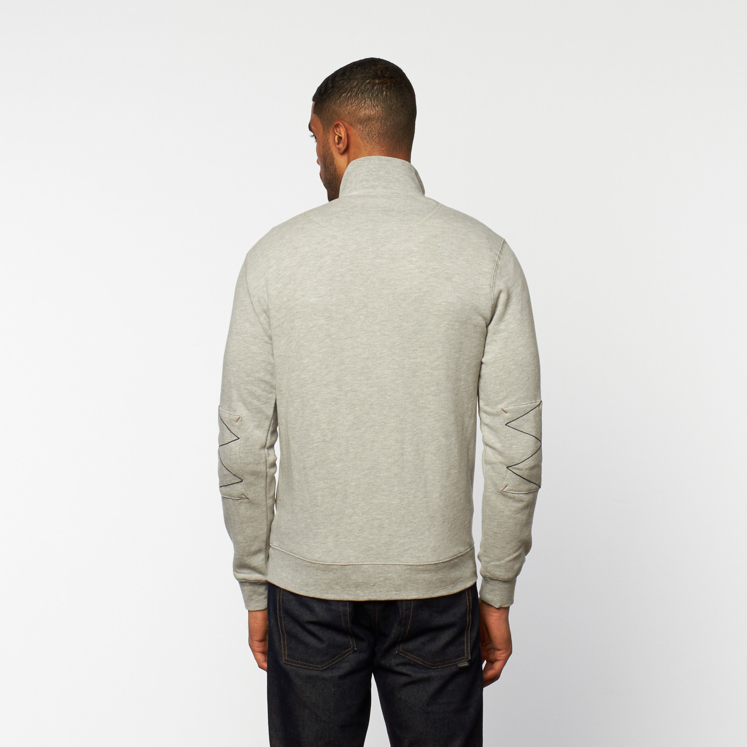 Button-Up Sweatshirt // Light Grey Melange (S) - Timeout - Touch of Modern