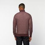 Henley Sweatshirt // Wine Heather (S)