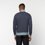 Henley Sweatshirt // Denim Blue (M)