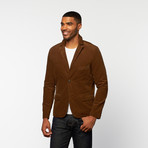 Timeout // Corduroy Two-Button Blazer // Moist Ground (S)