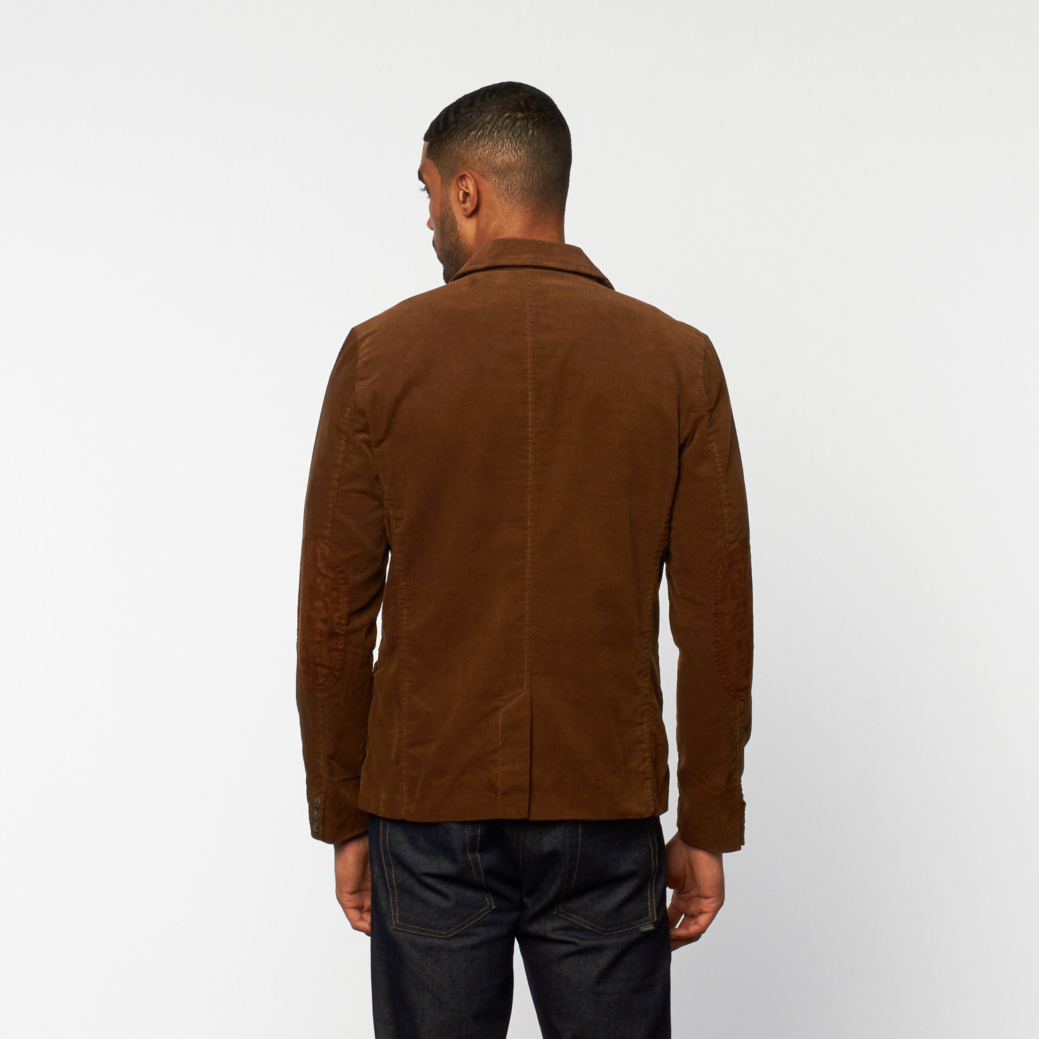 Timeout // Corduroy Two-Button Blazer // Moist Ground (S) - Timeout ...