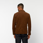 Timeout // Corduroy Two-Button Blazer // Moist Ground (S)