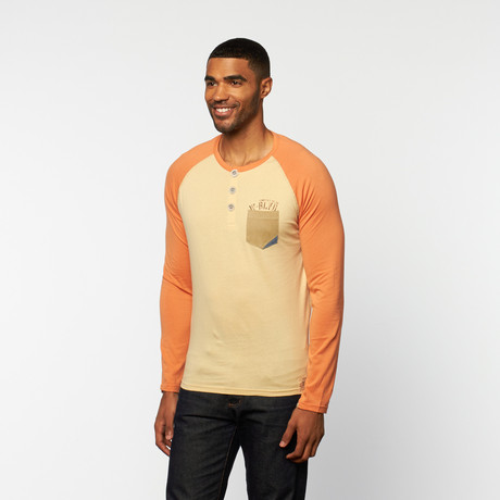 West Boulevard Raglan Henley // Ecopaper (S)