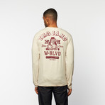 Trojans Long-Sleeve Printed Tee // Beige Melange (S)