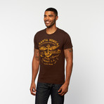 Santa Monica Printed Tee // Bracken (2XL)