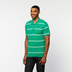Classic Polo // Poison Green Stripe (L)