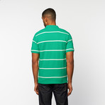 Classic Polo // Poison Green Stripe (L)