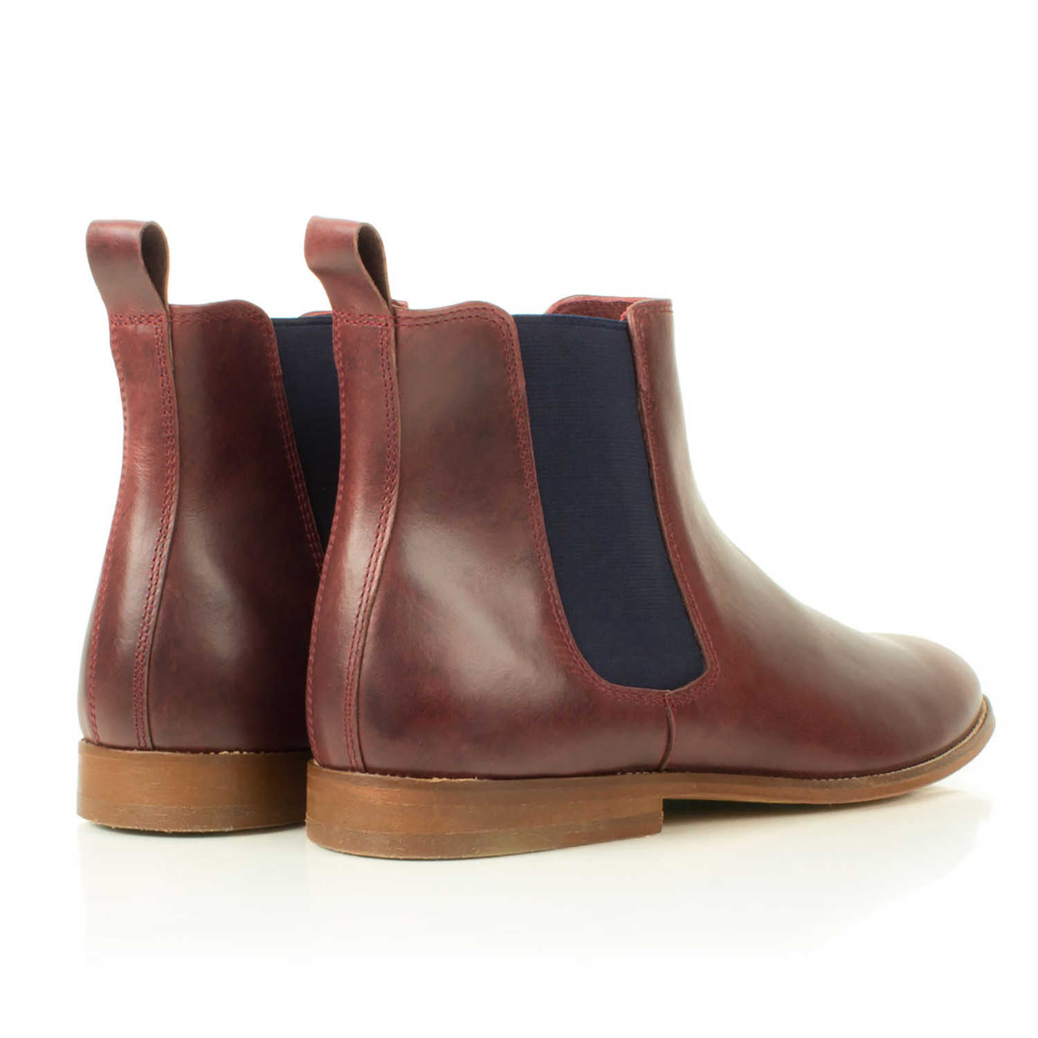 L'Horloger Chelsea Boot // Burgundy & Navy (FR: 39 / US: 6) - Bobbies Paris - Touch of Modern