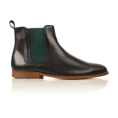 L'Horloger Chelsea Boot // Ebony Black + Green (US: 7)